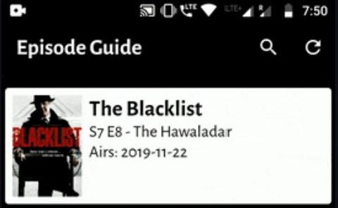 Episode Guide App